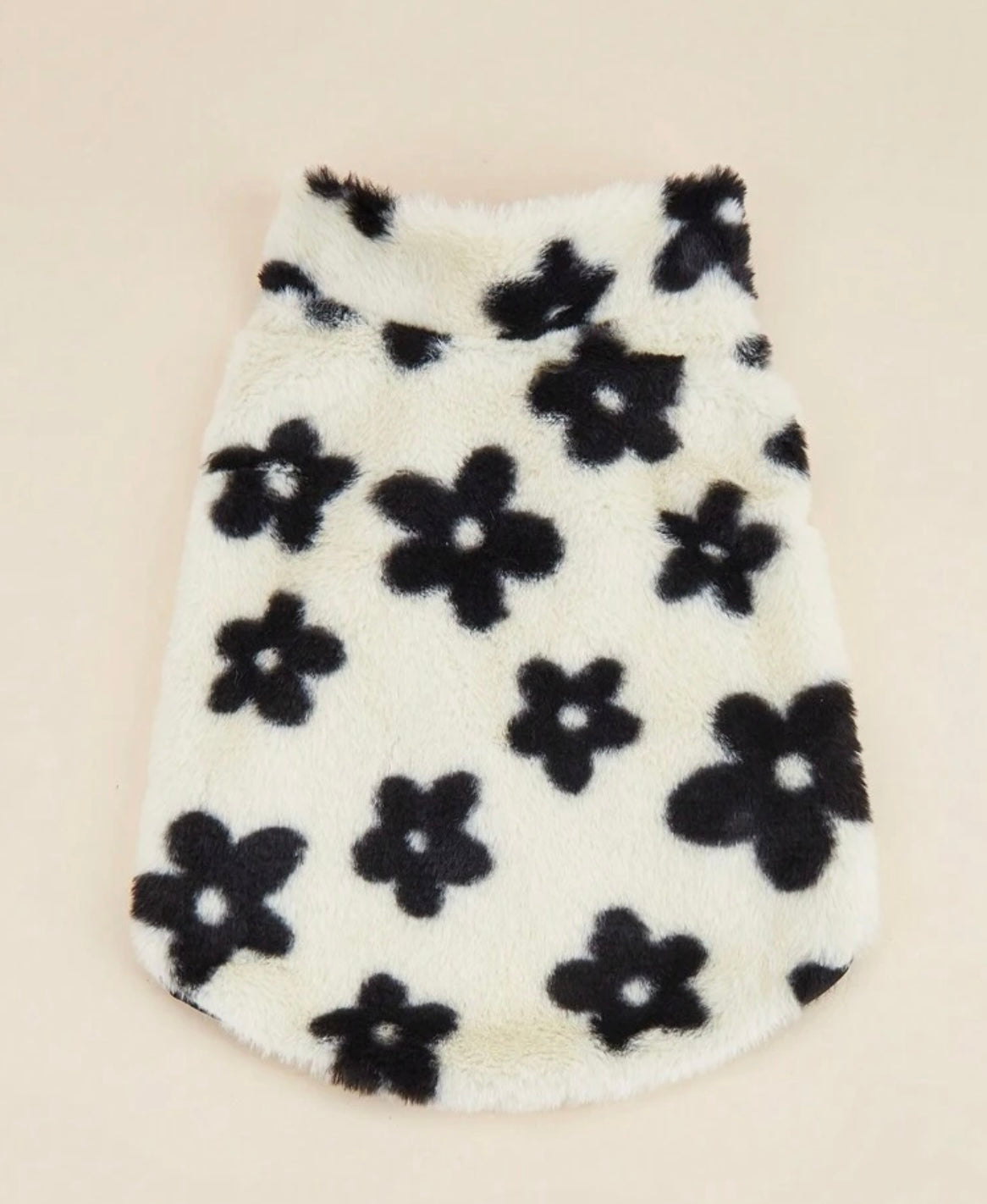 Floral Fleece Pet Jacket